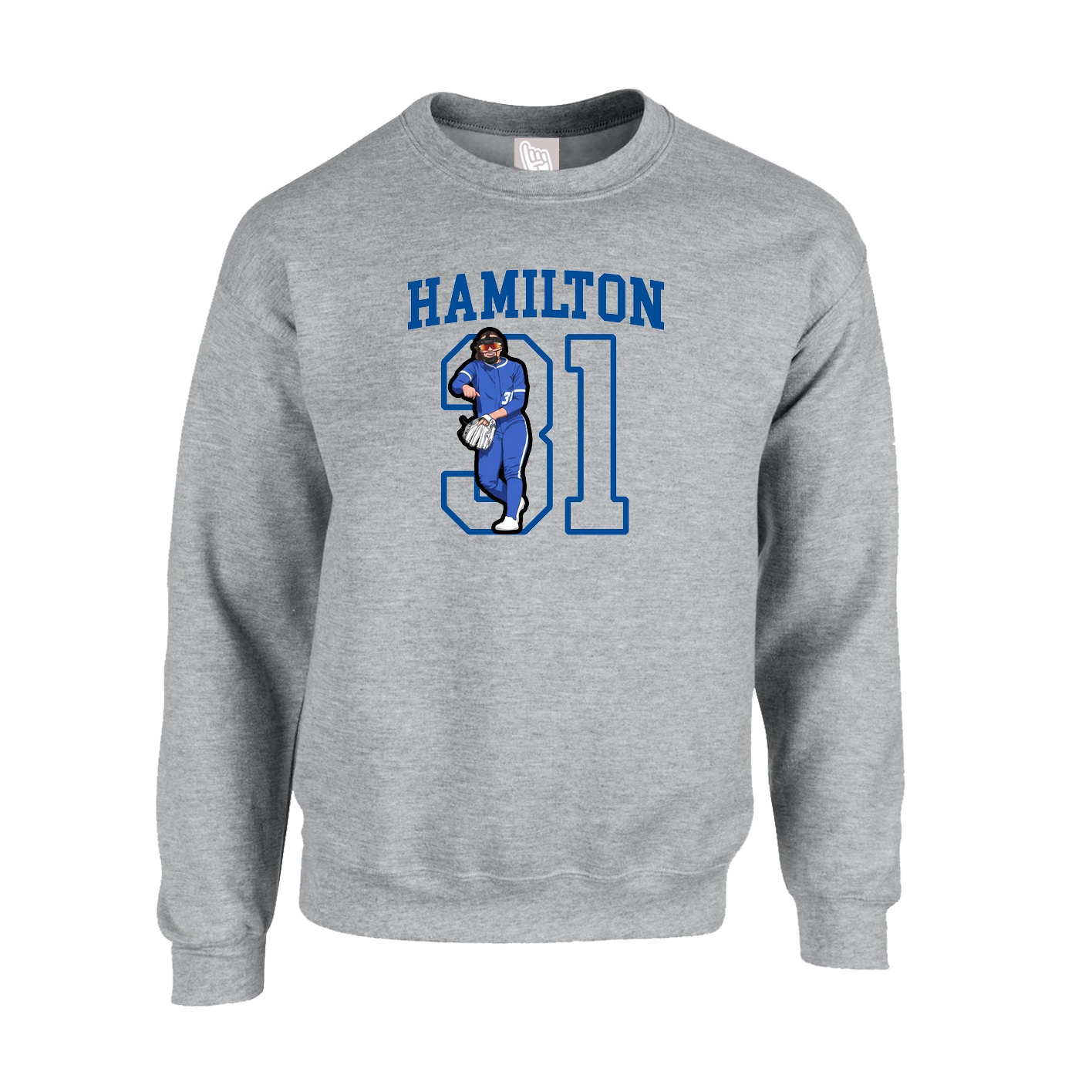 Fleece Crew — Shirsey in Grey