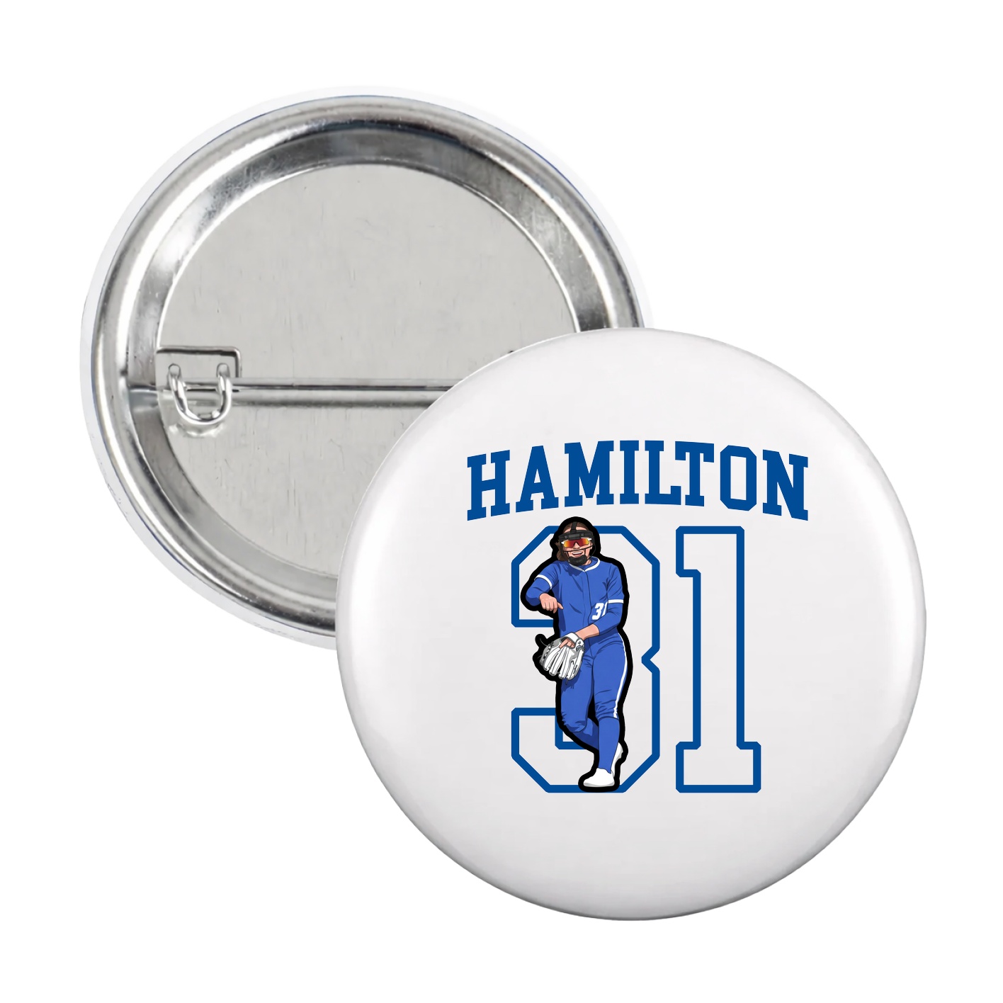 Game Day Button — Shirsey in White