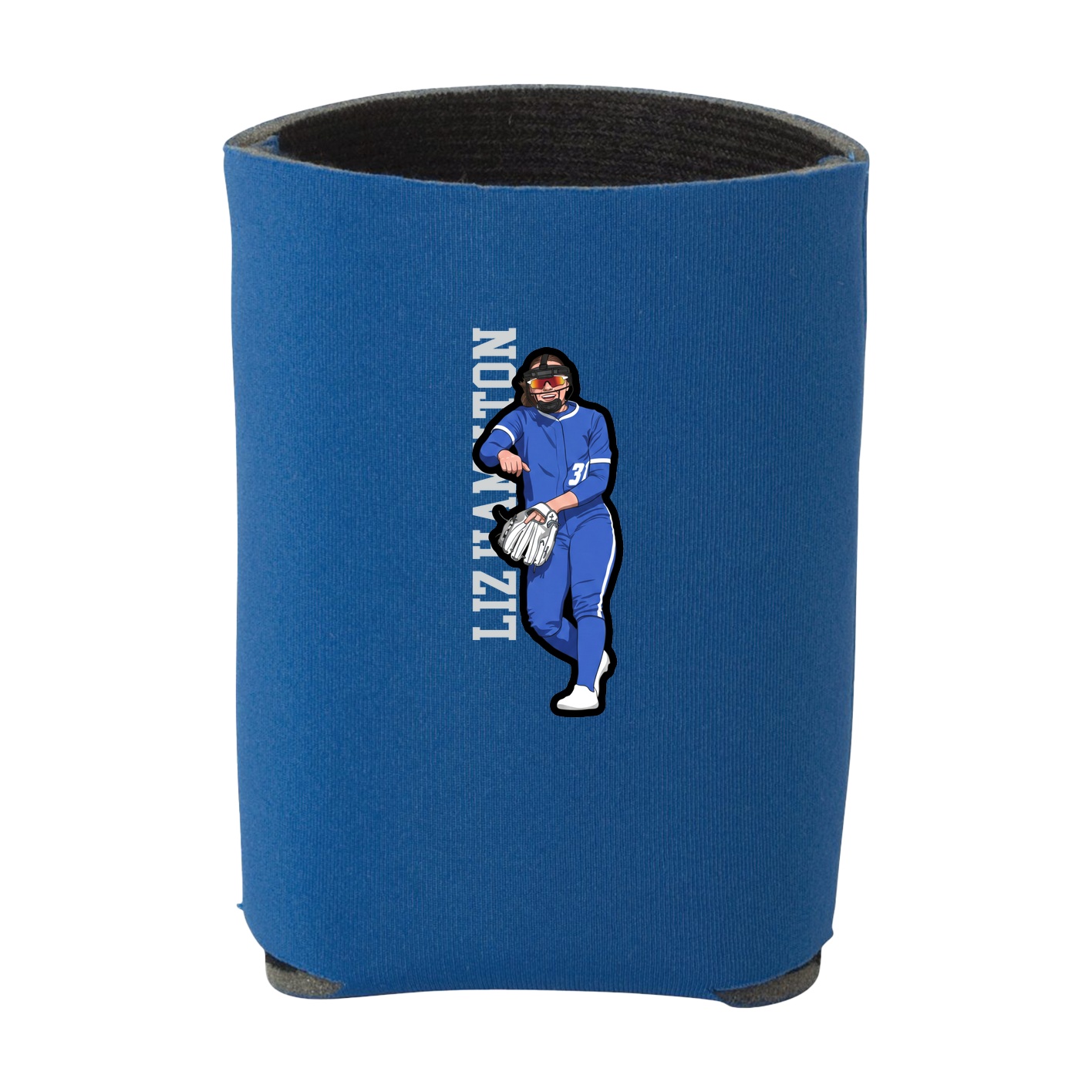 Can Holder — Name Vertical in Royal