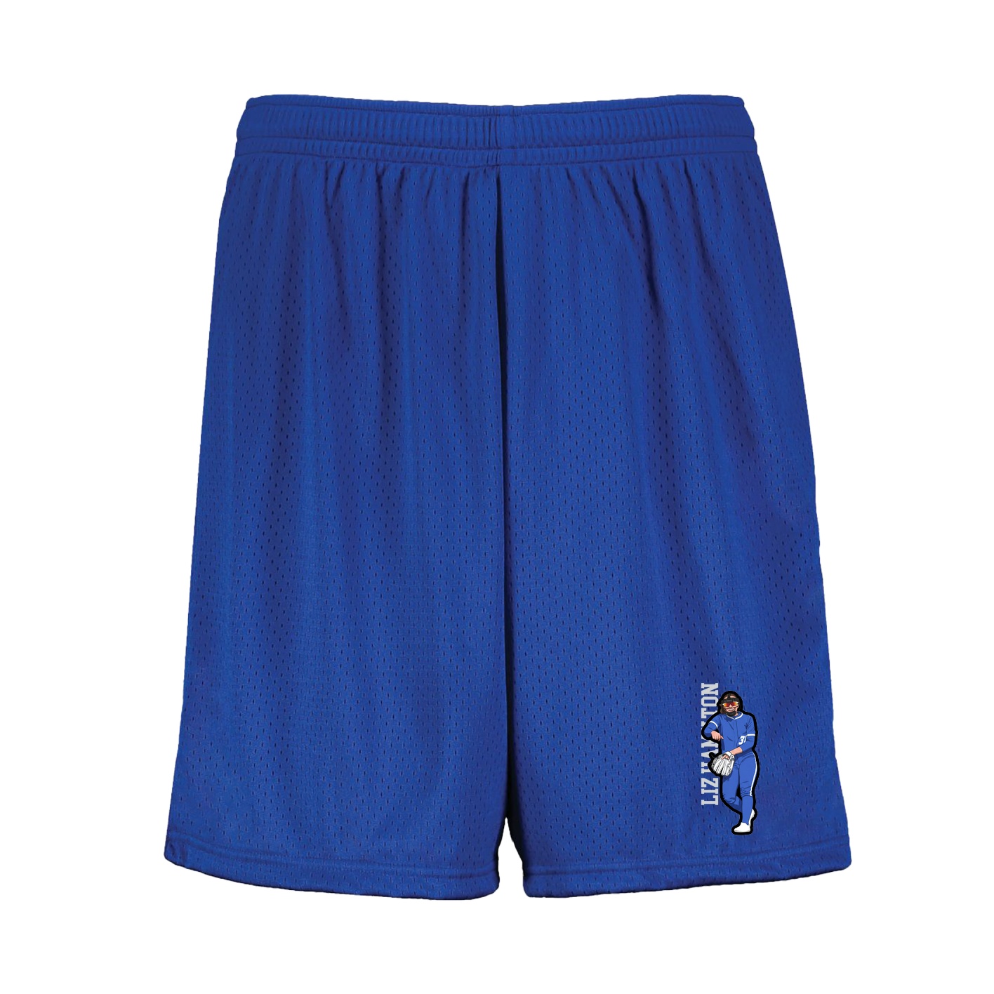 Shorts — Name Vertical in Royal