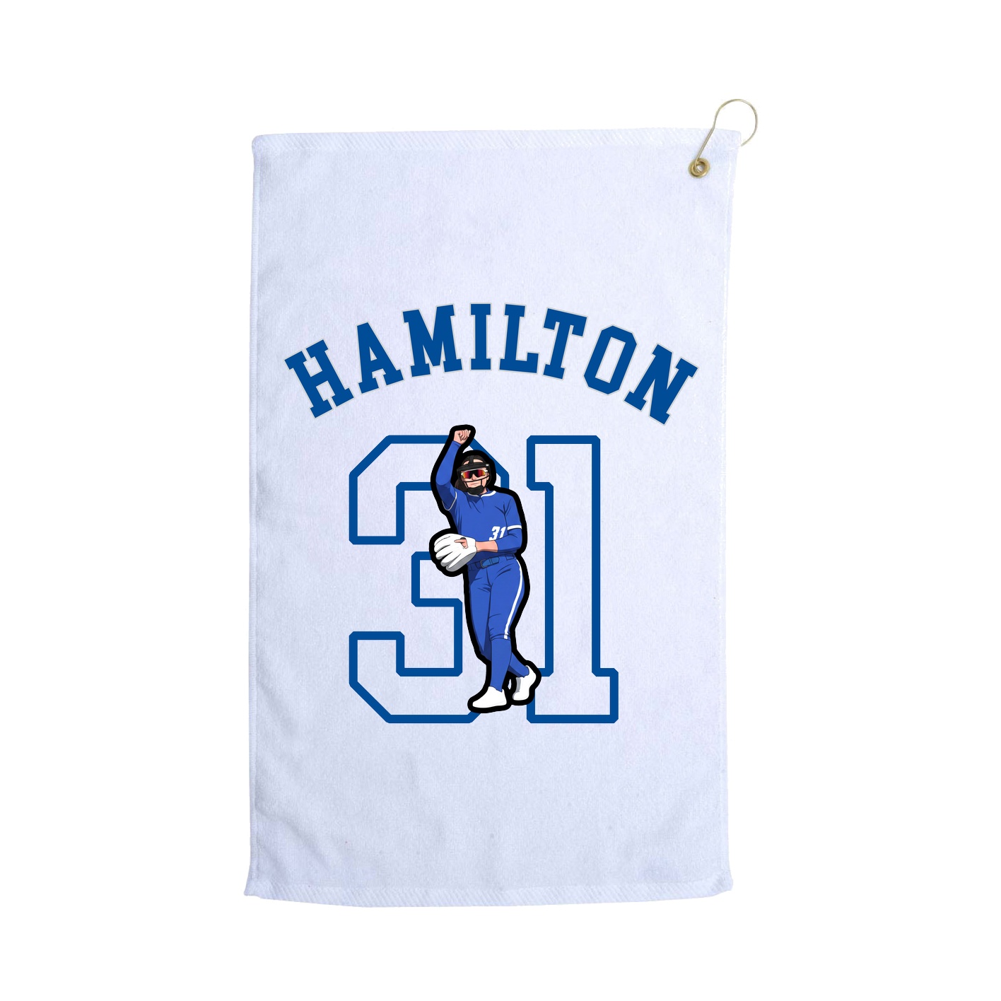 Golf Towel — Shirsey Arch in White