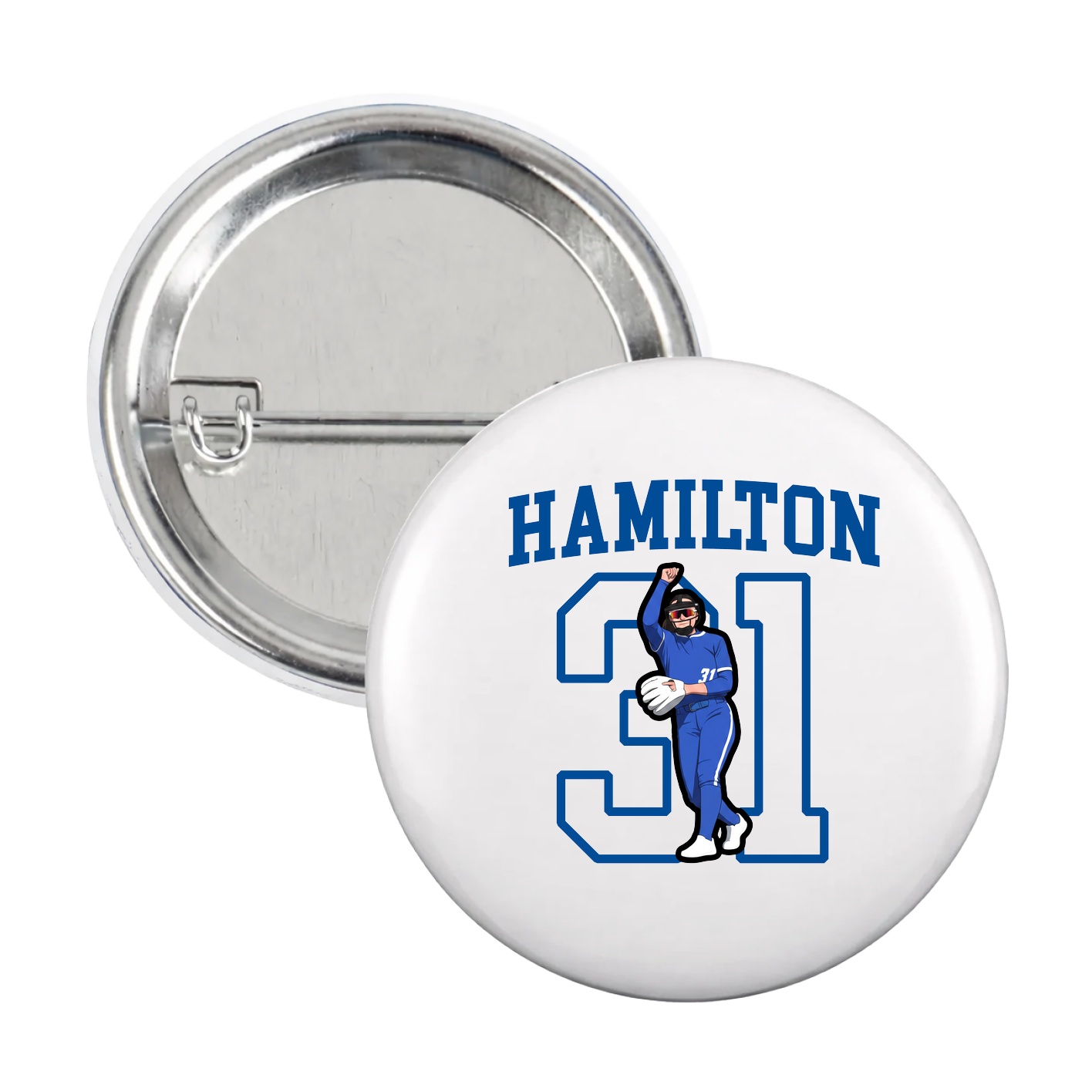 Game Day Button — Shirsey in White