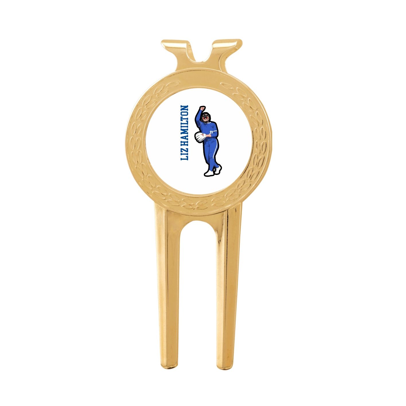 Divot Tool with Ball Marker — Name Vertical in Classic