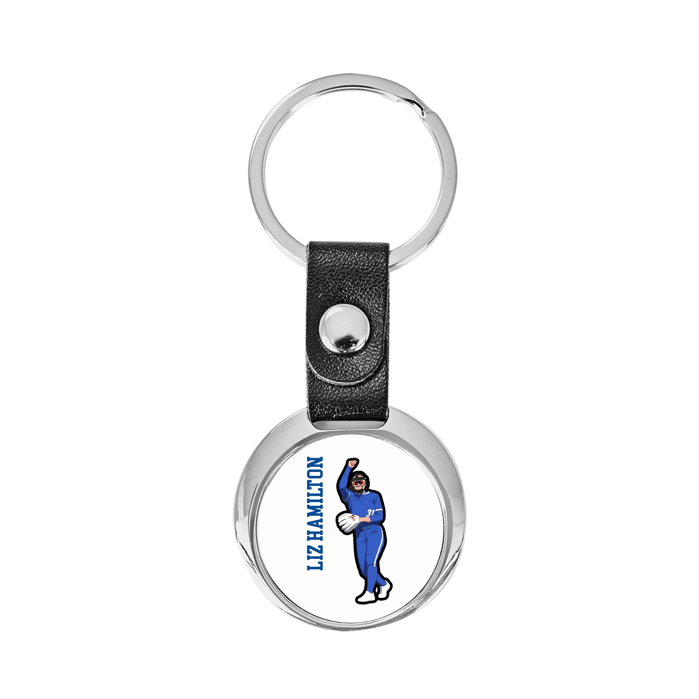 Key Chain — Name Vertical in Classic
