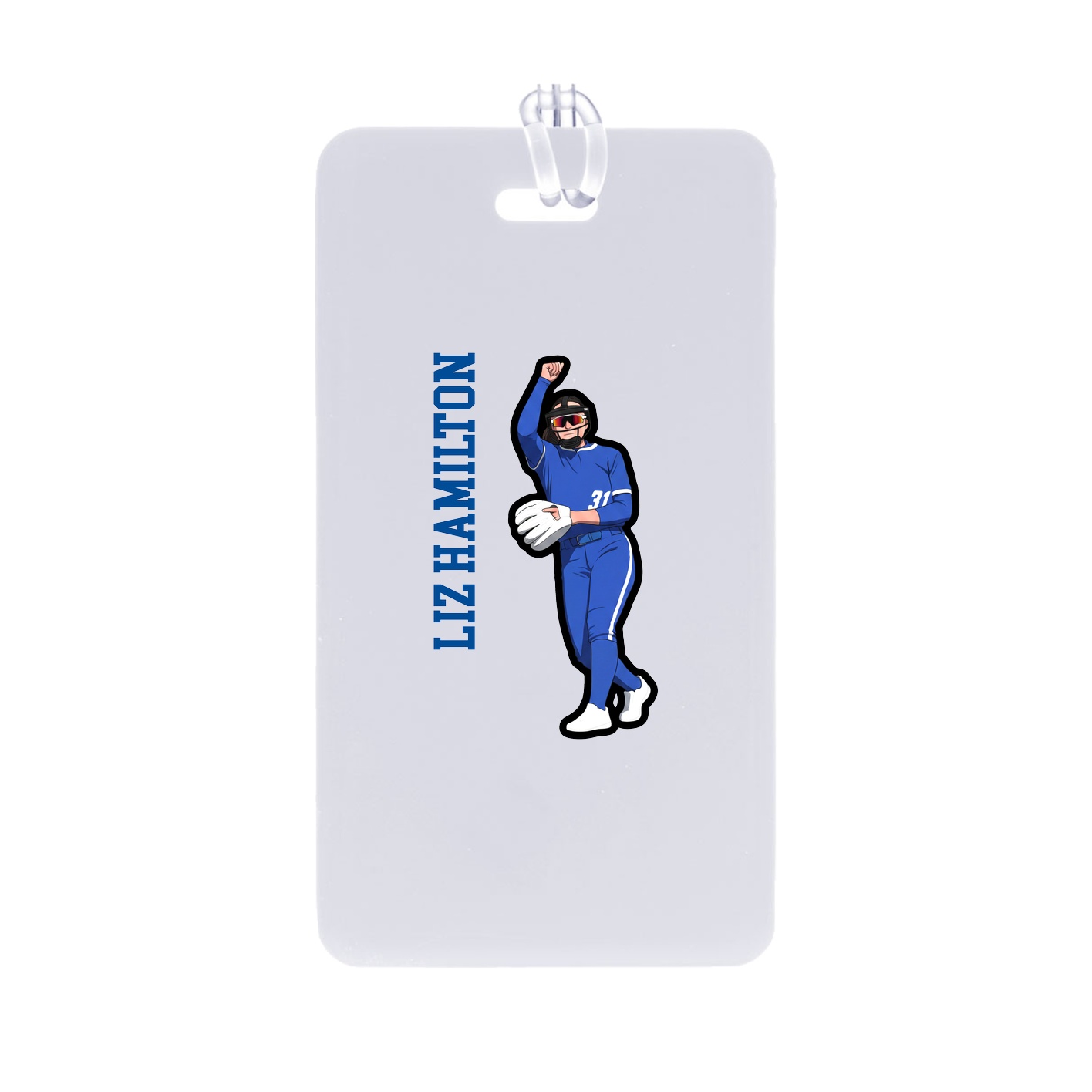 Bag Tag — Name Vertical in Classic