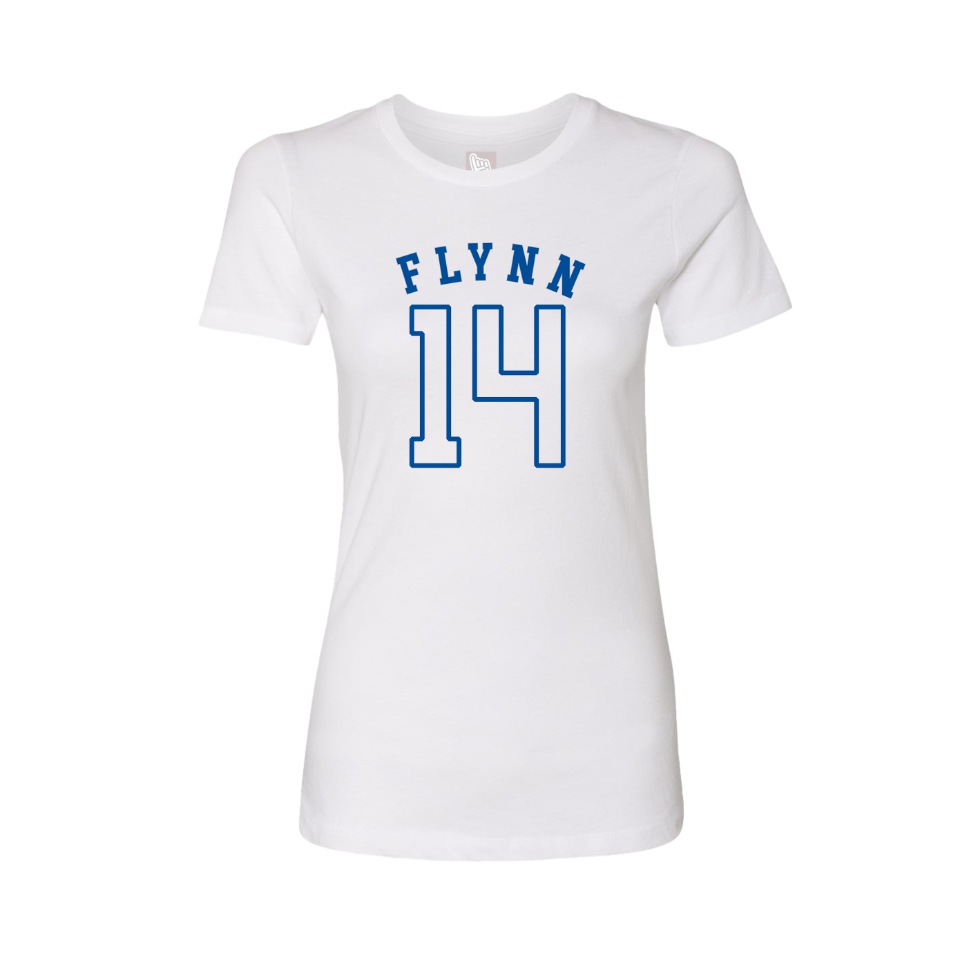 Fitted Women's Tee — Shirsey Arch in White