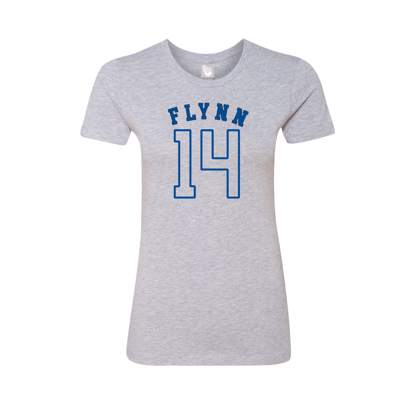 Fitted Women's Tee — Shirsey Arch in Grey