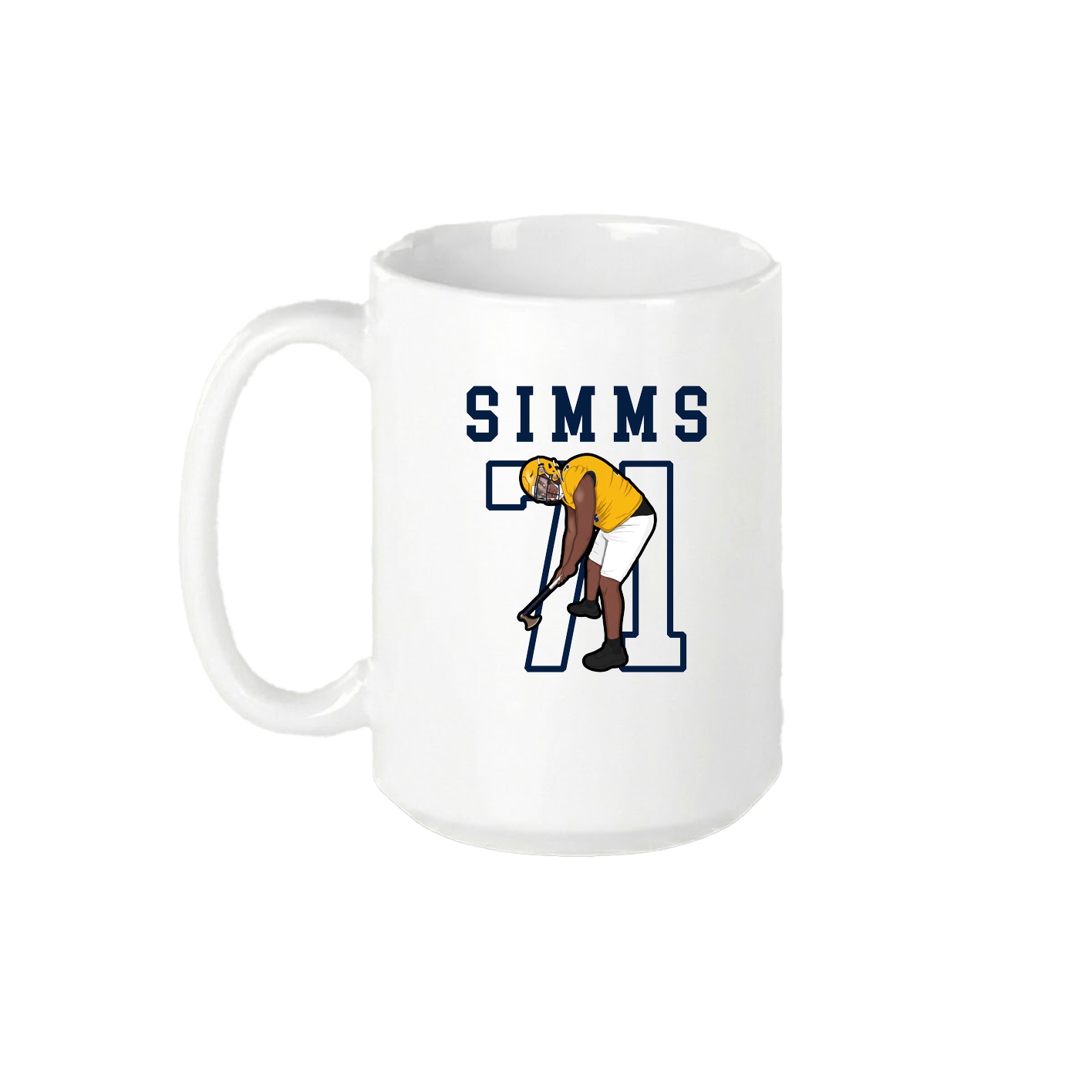15oz Coffee Mug — Shirsey in White