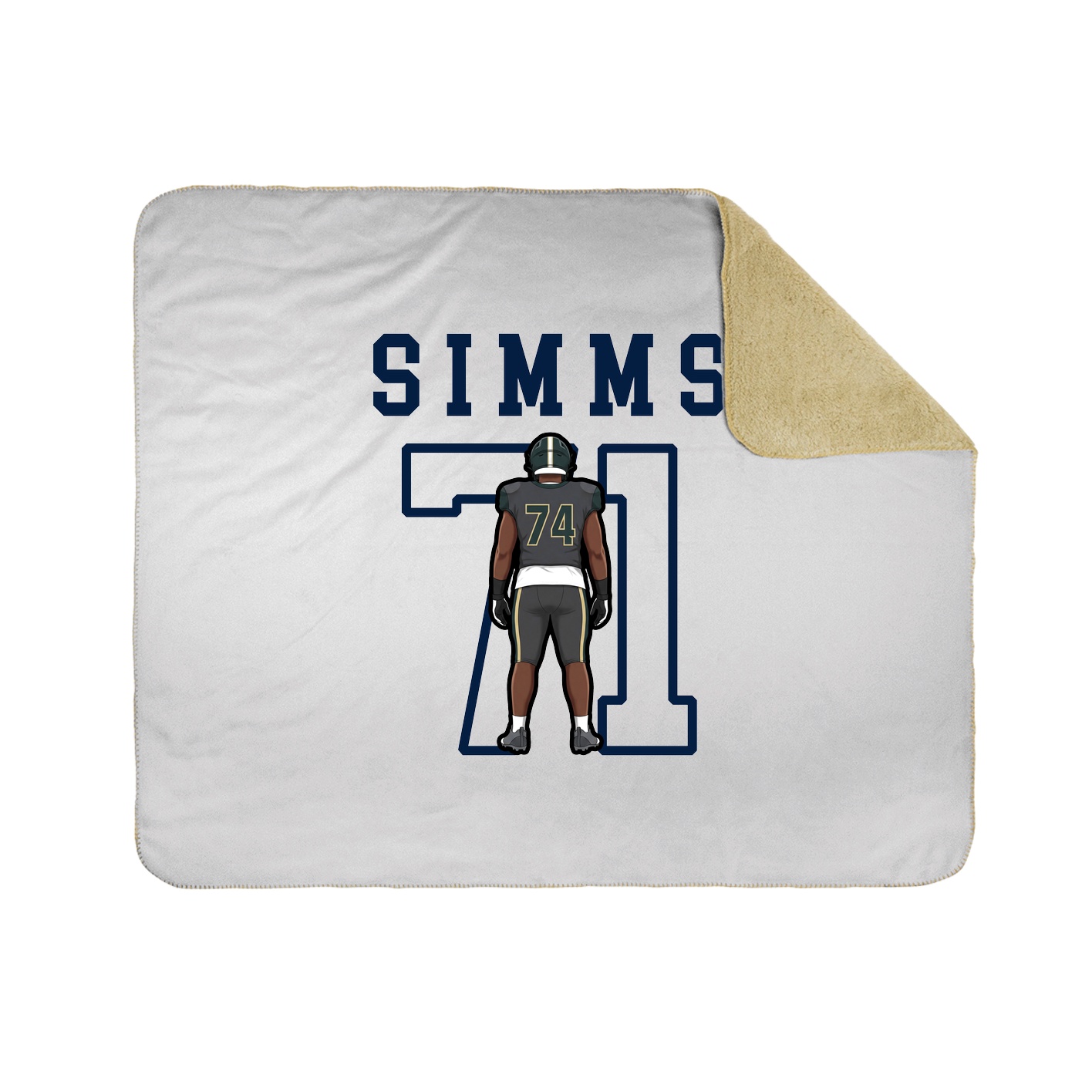 Throw Blanket — Shirsey in White