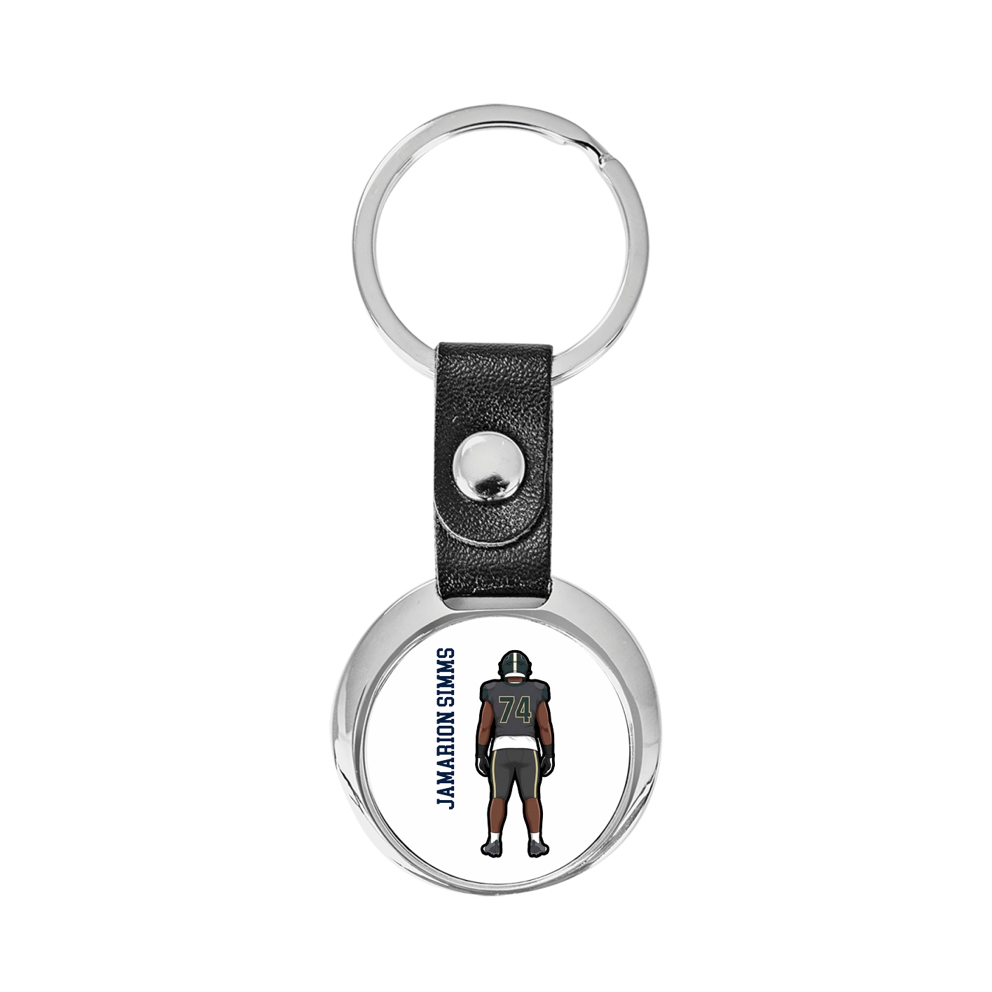 Key Chain — Name Vertical in Classic