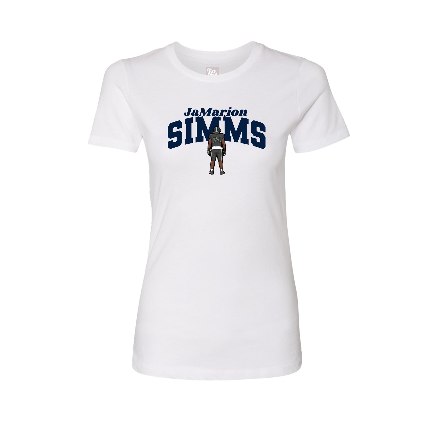 Womens Tee — Signature Arch in White
