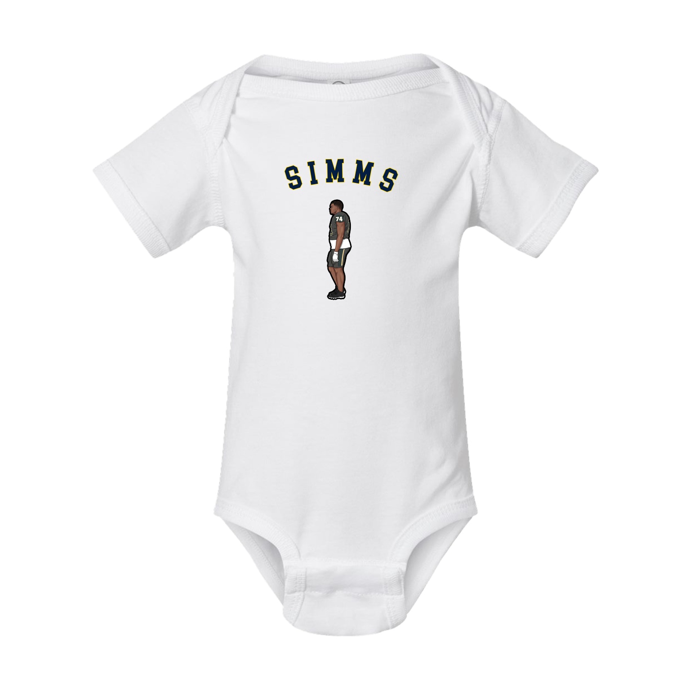 Baby Onesie — Shirsey Arch in White
