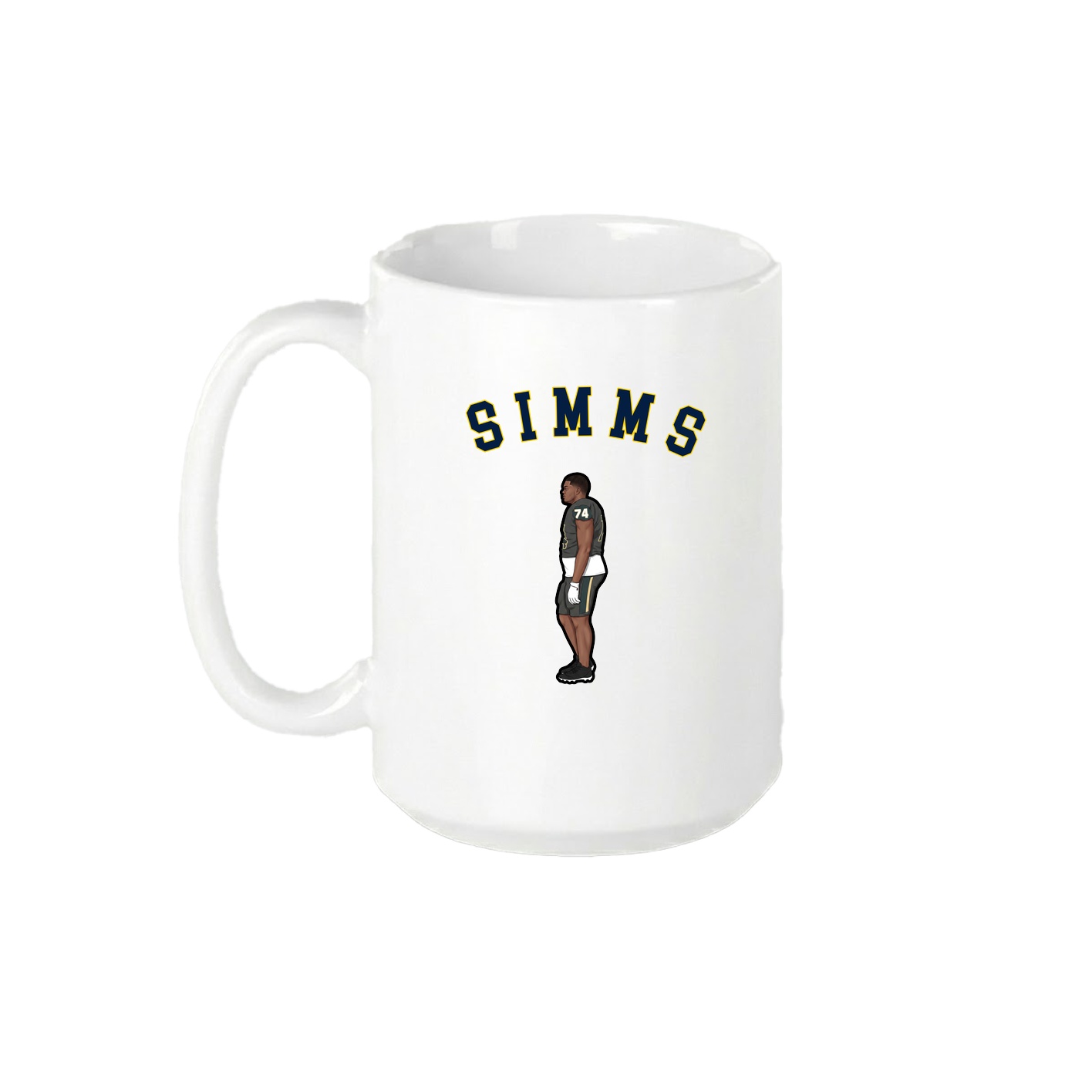 15oz Coffee Mug — Shirsey Arch in White