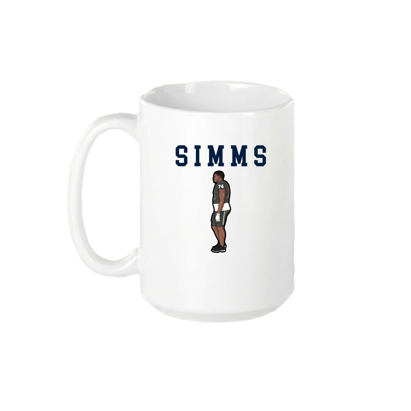 15oz Coffee Mug — Shirsey in White