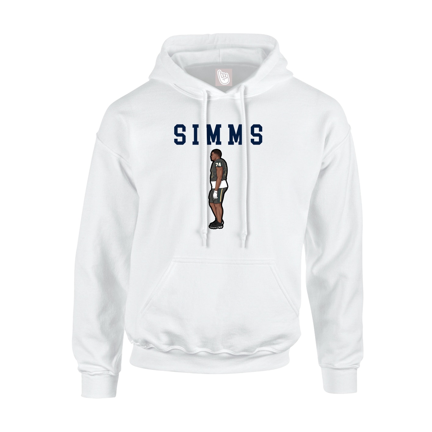 Hoodie — Shirsey in White