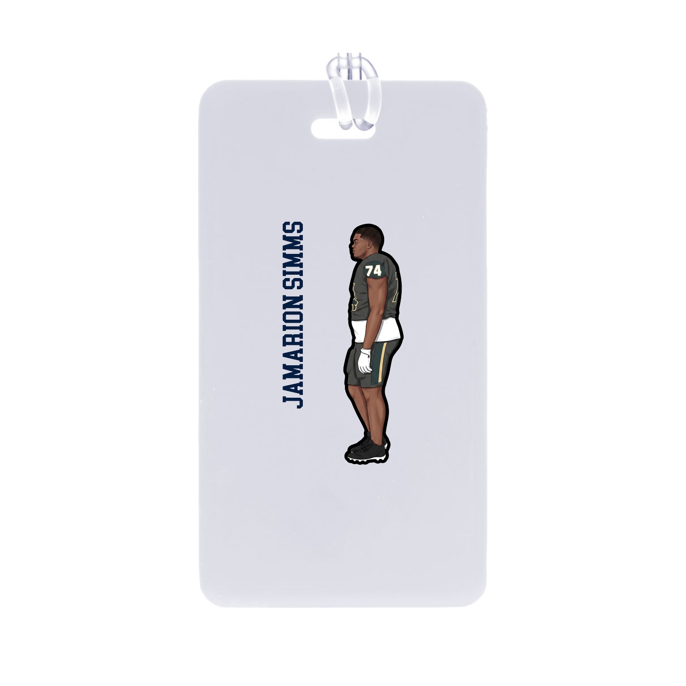 Bag Tag — Name Vertical in Classic