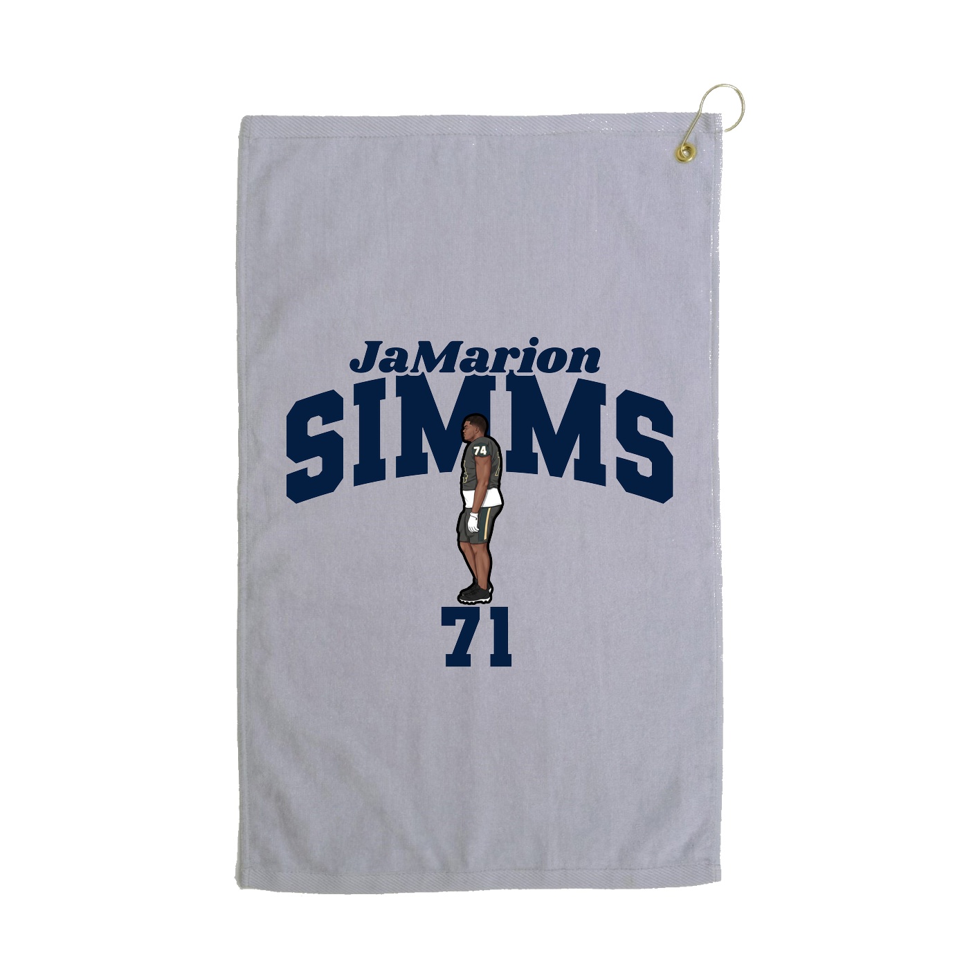 Golf Towel — Signature Arch in Grey