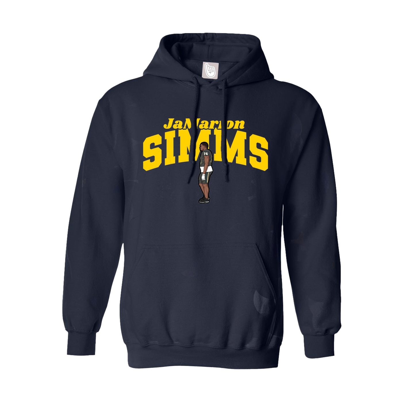Hoodie — Signature Arch in Navy