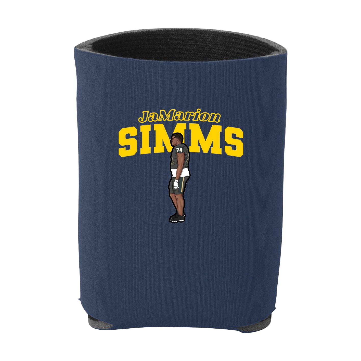 Can Holder — Name Arch in Navy