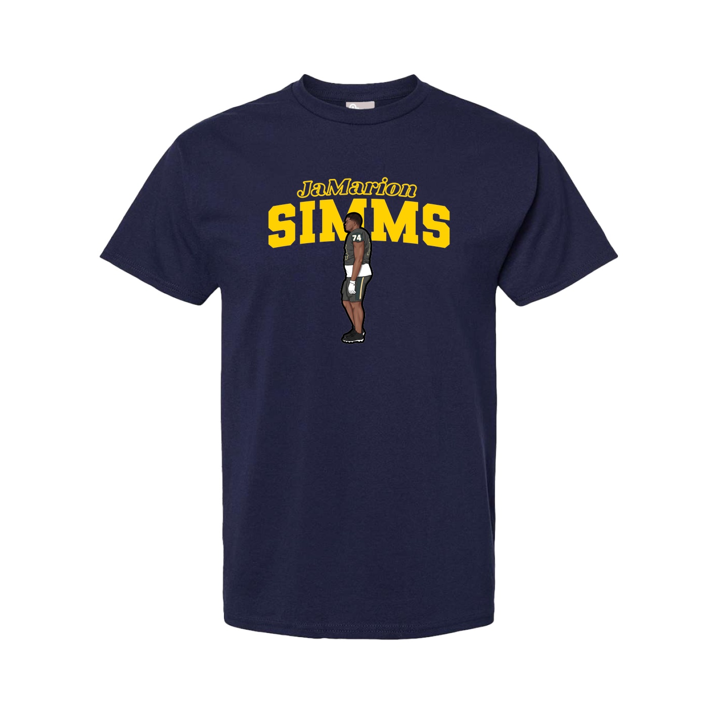 Youth Tee — Name Arch in Navy