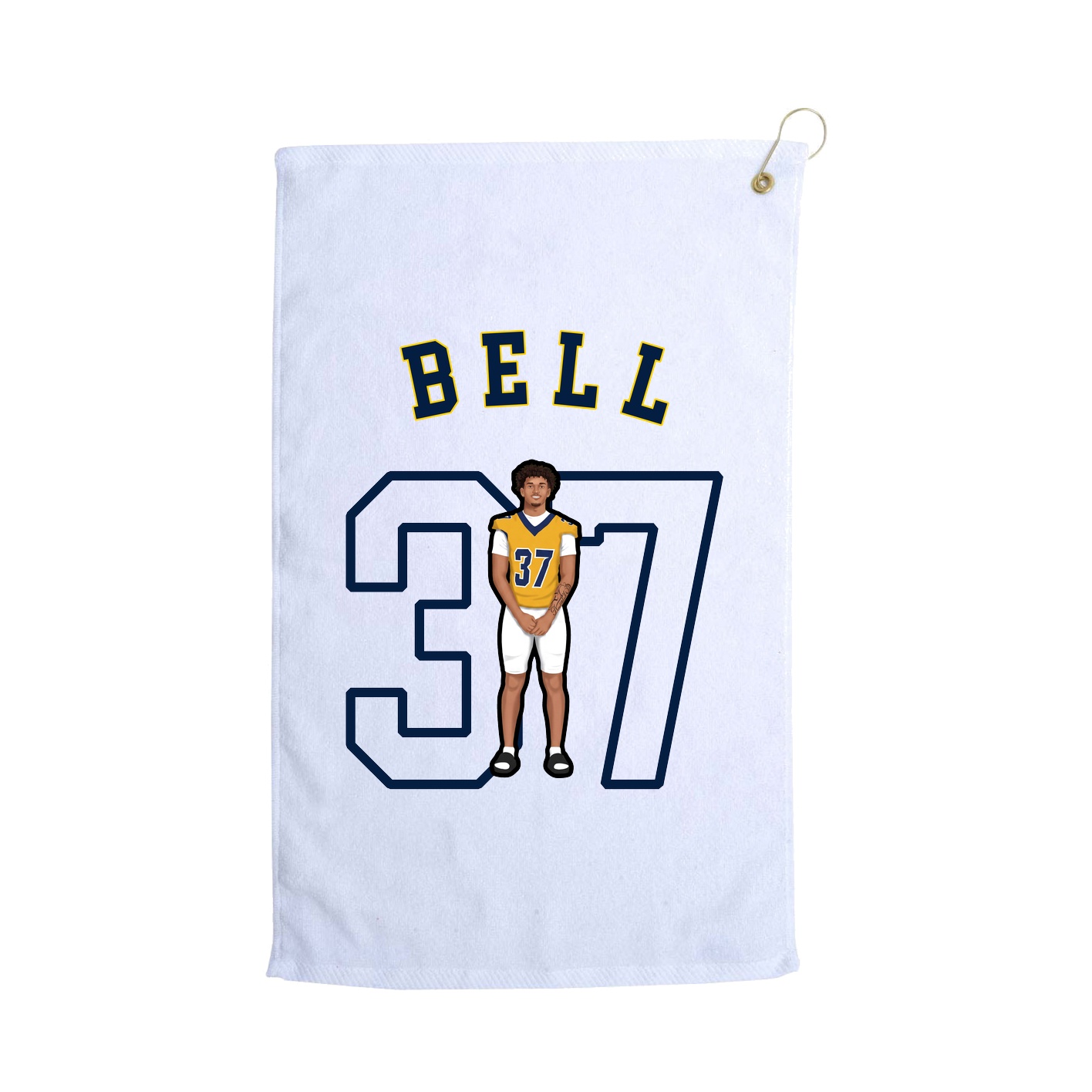 Golf Towel — Shirsey Arch in White