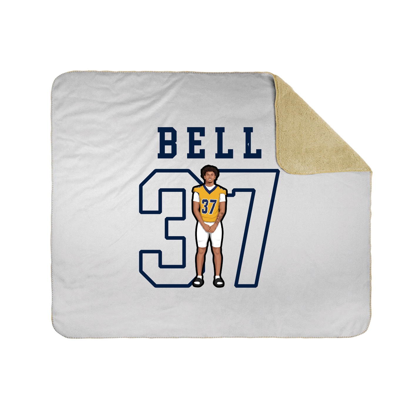 Throw Blanket — Shirsey in White