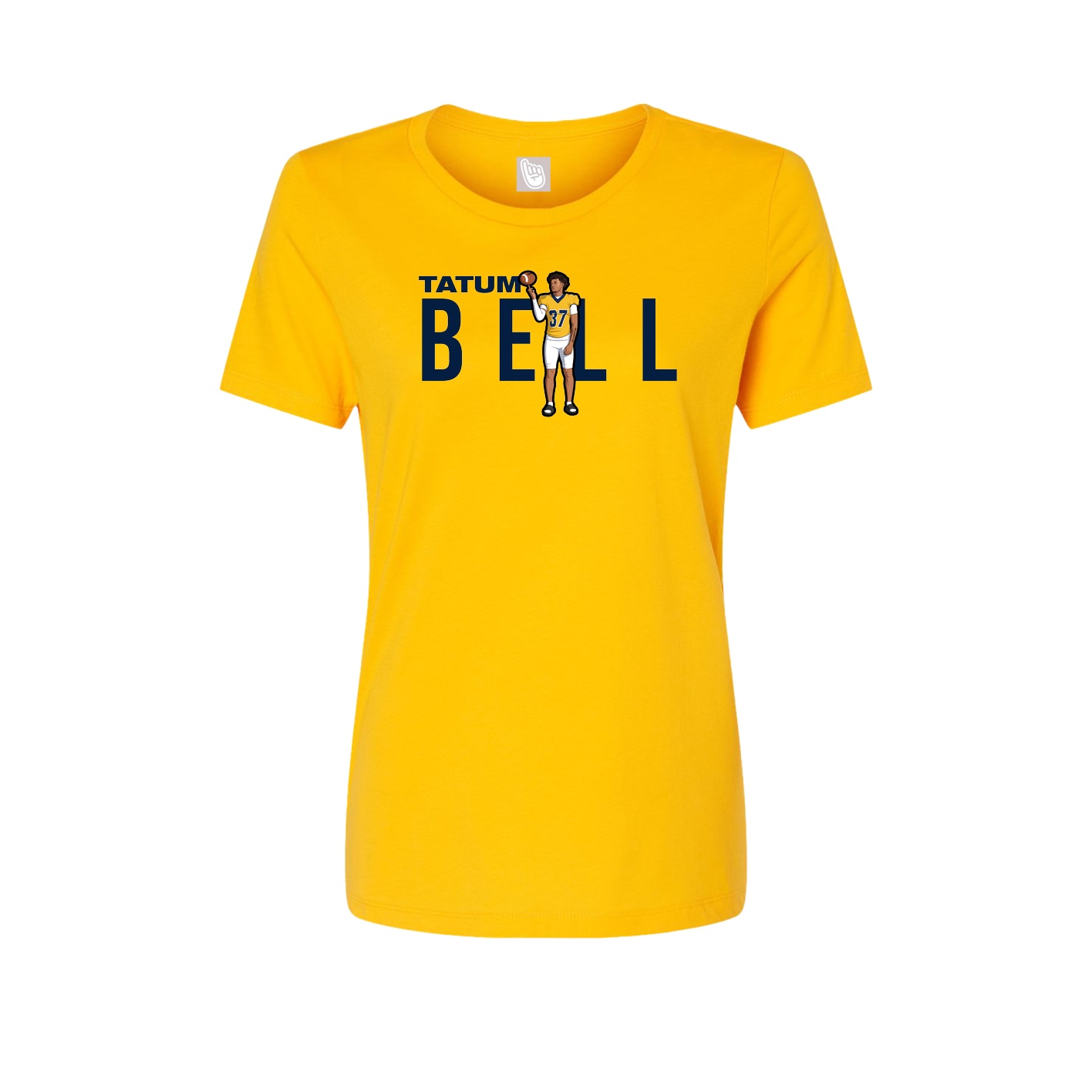 Womens Tee — Player Name in Gold