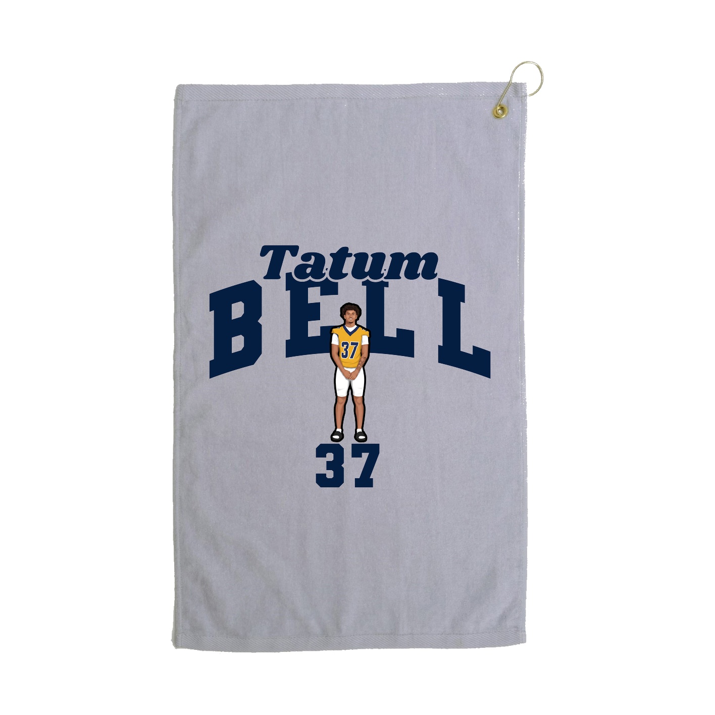 Golf Towel — Signature Arch in Grey