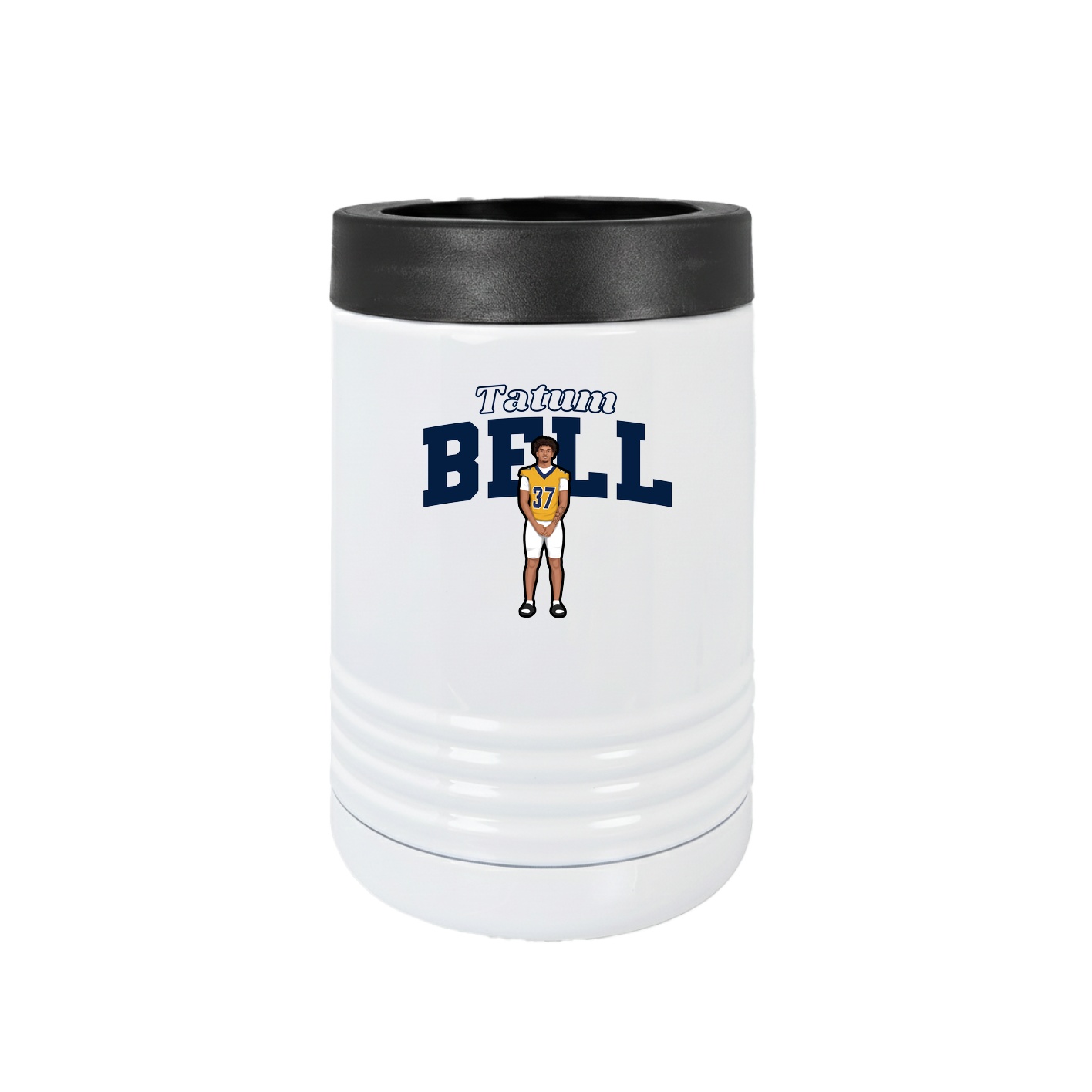 Beverage Holder — Name Arch in White