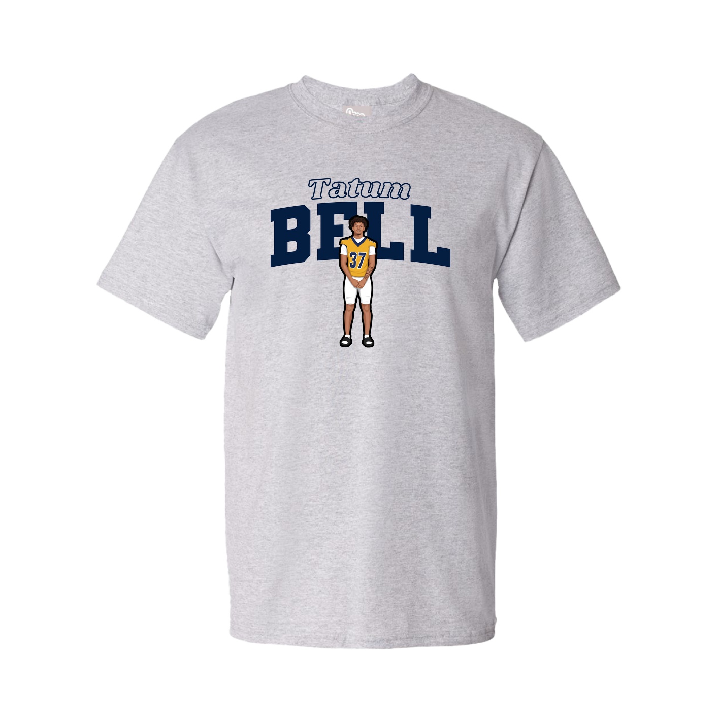 Tee — Name Arch in Grey