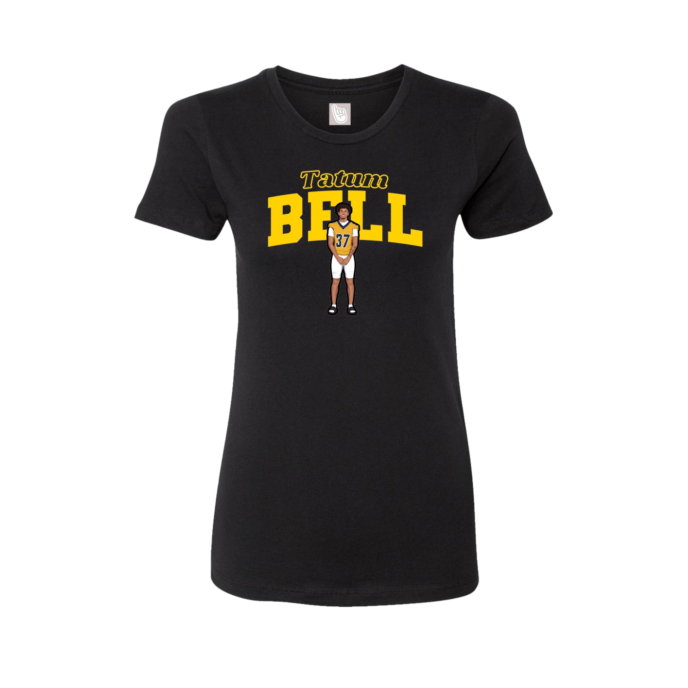Womens Tee — Name Arch in Black