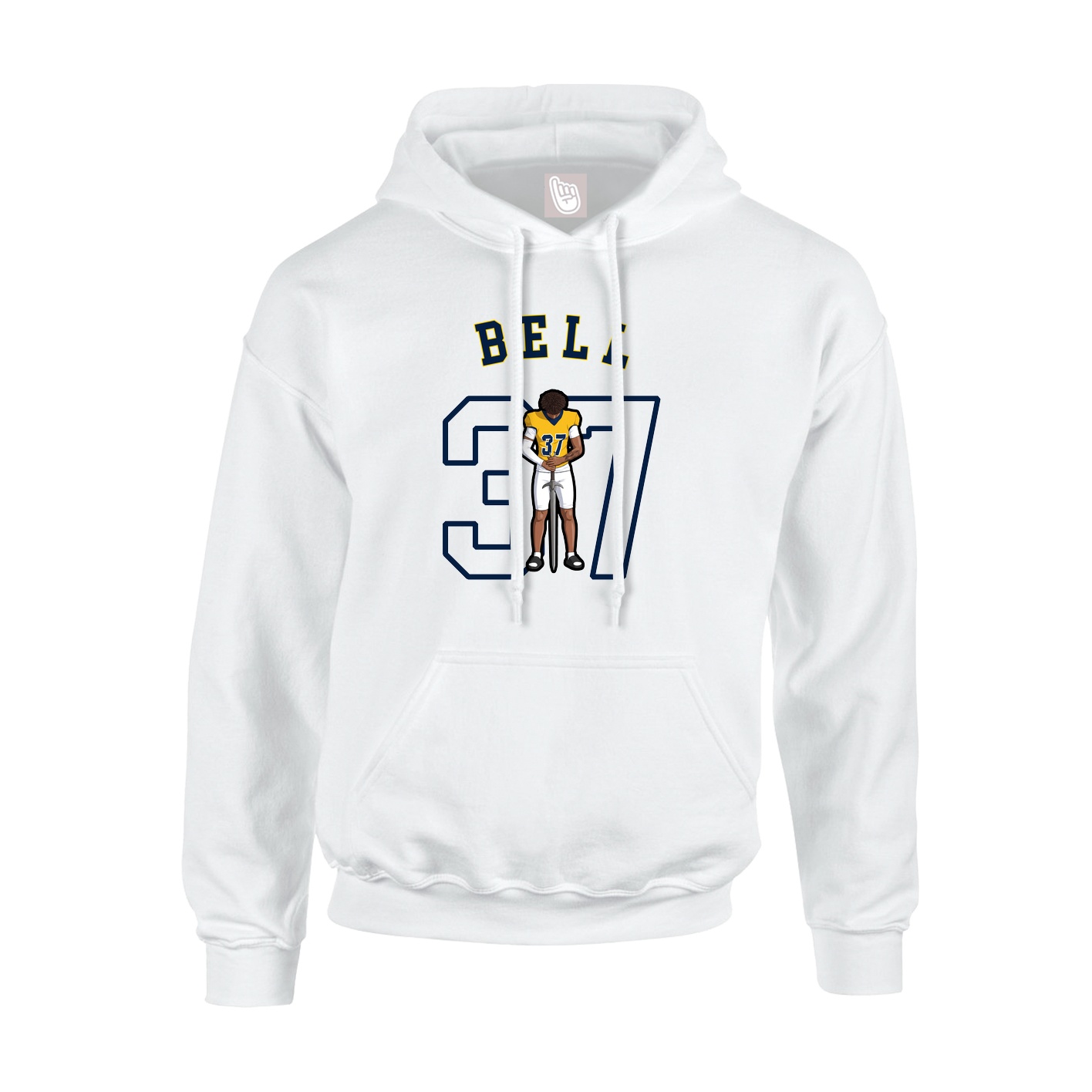 Hoodie — Shirsey Arch in White