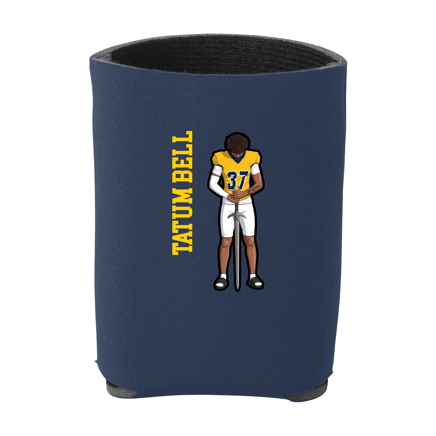 Can Holder — Name Vertical in Navy