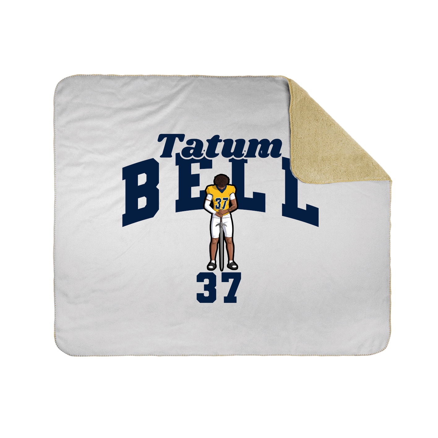 Throw Blanket — Signature Arch in White