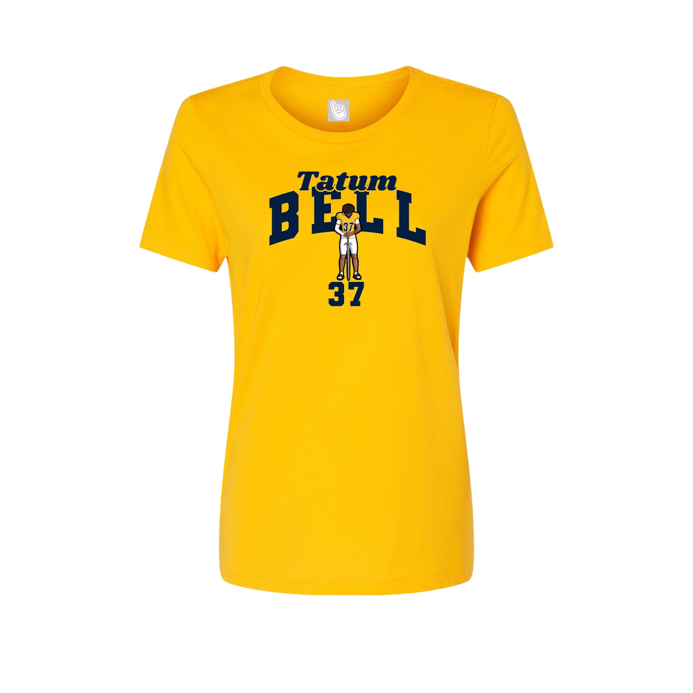 Womens Tee — Signature Arch in Gold