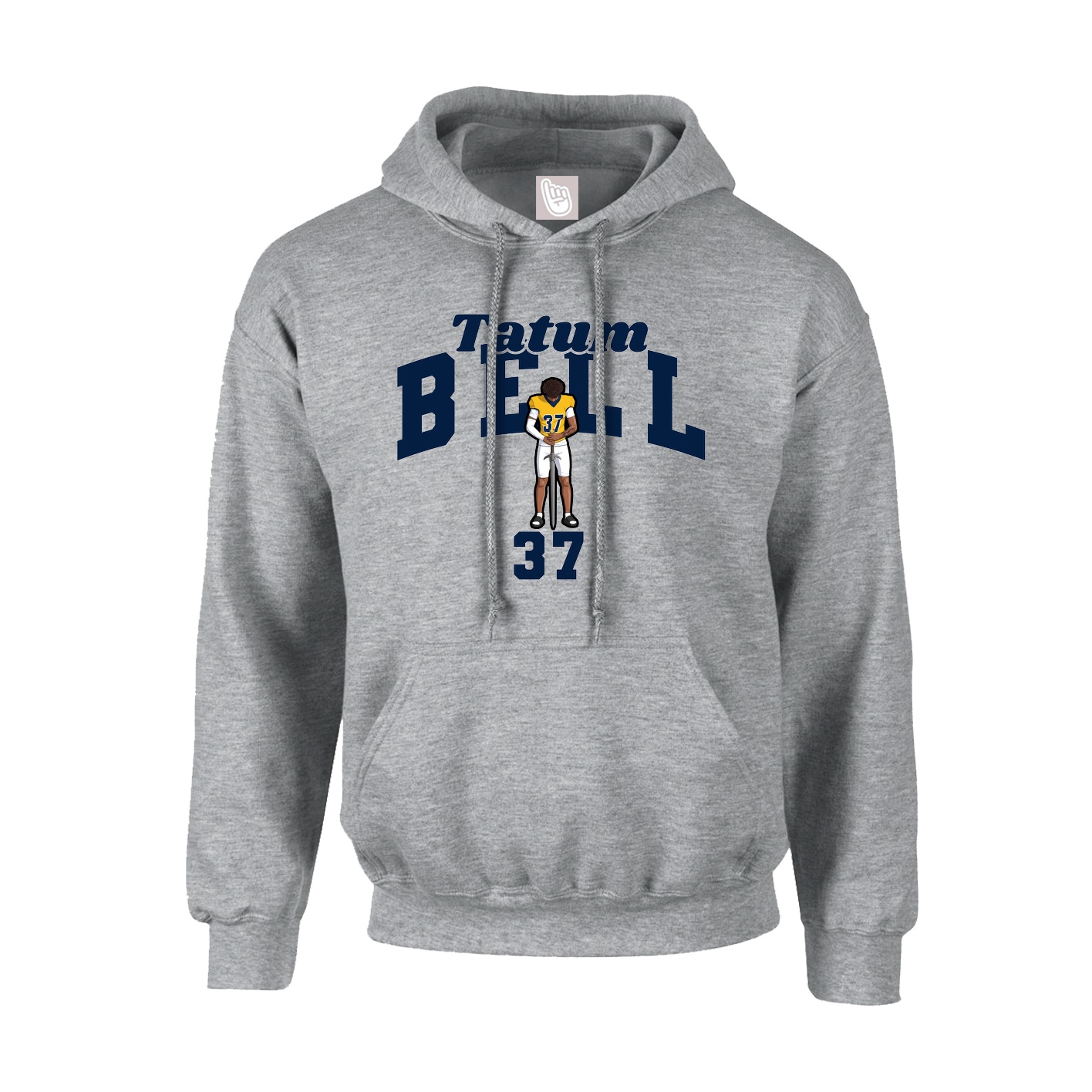 Youth Hoodie — Signature Arch in Grey