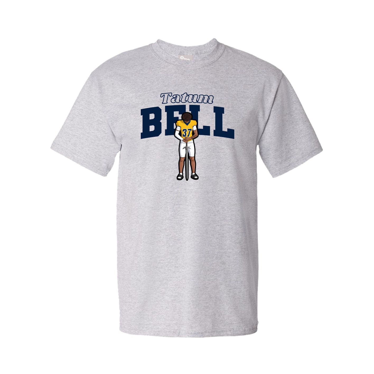 Tee — Name Arch in Grey