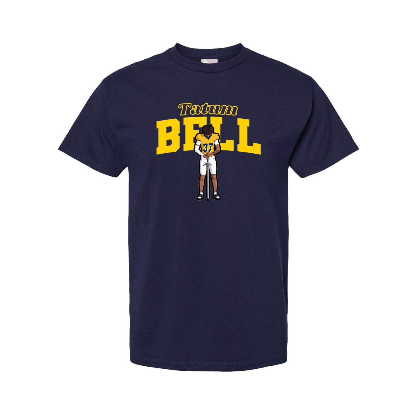 Youth Tee — Name Arch in Navy