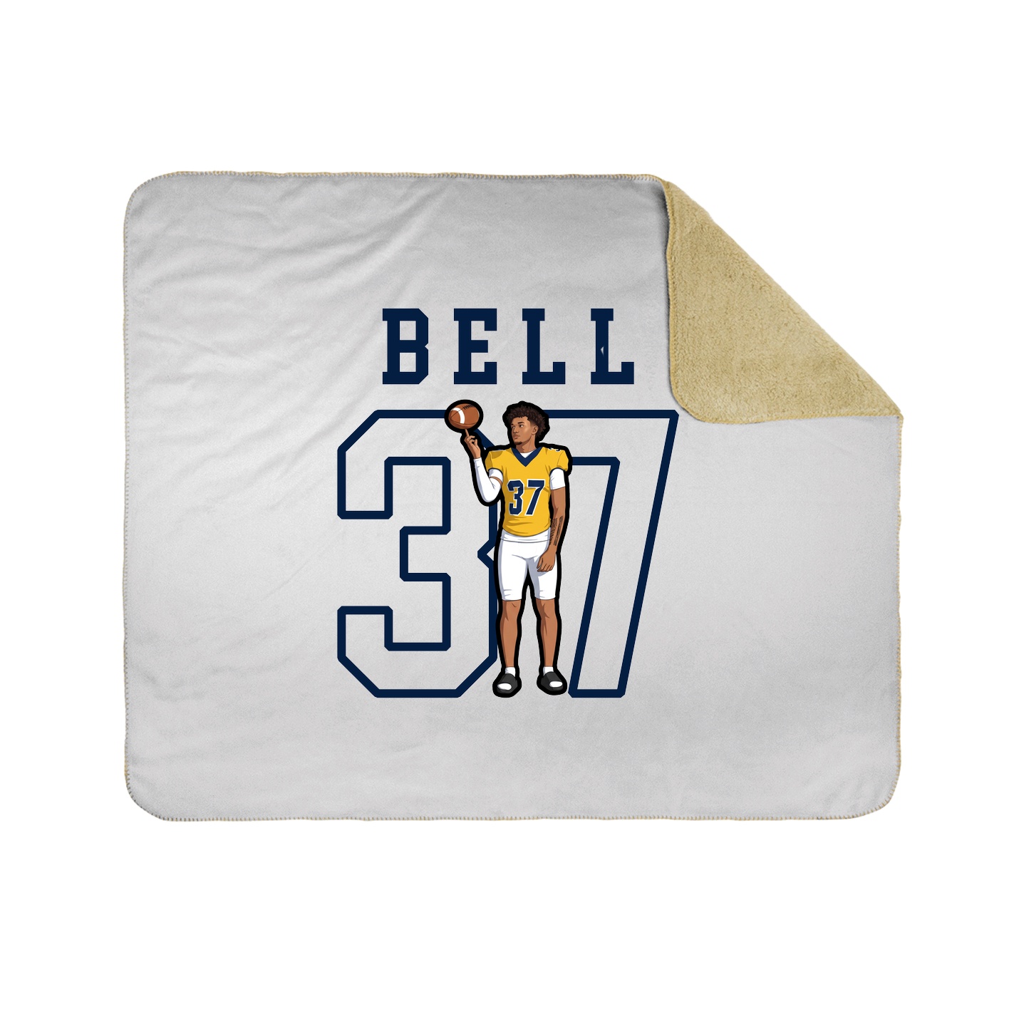 Throw Blanket — Shirsey in White