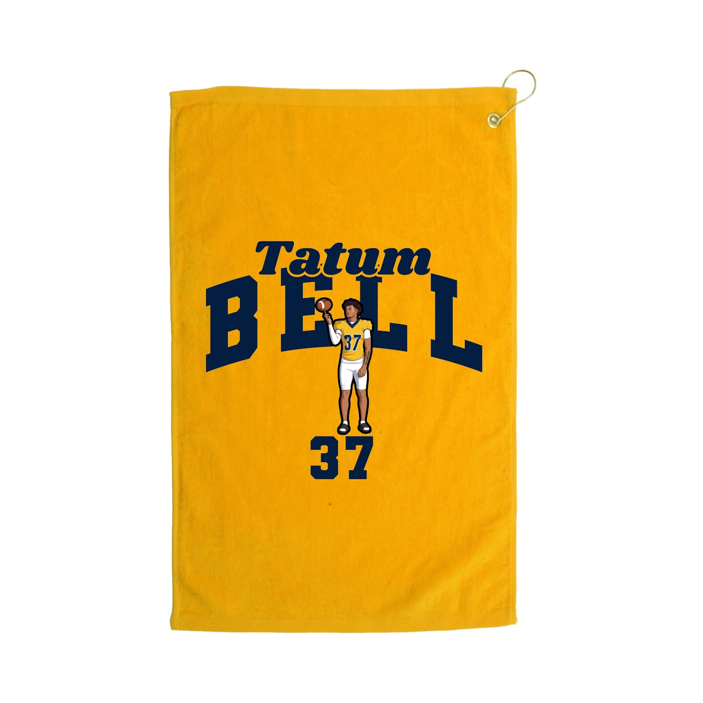 Golf Towel — Signature Arch in Gold