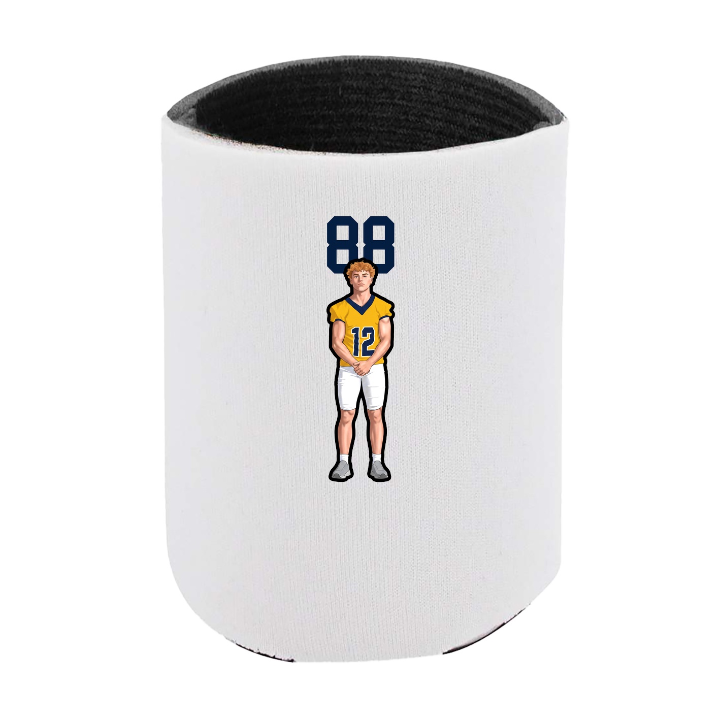 Can Holder — Number Top in White