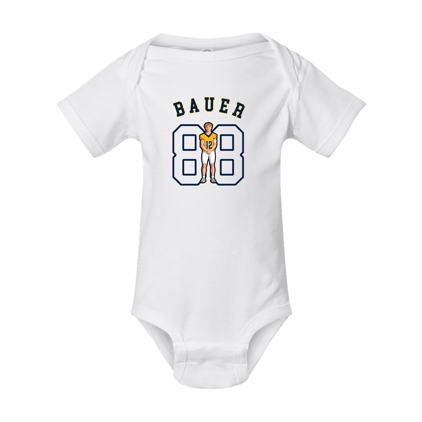 Baby Onesie — Shirsey Arch in White
