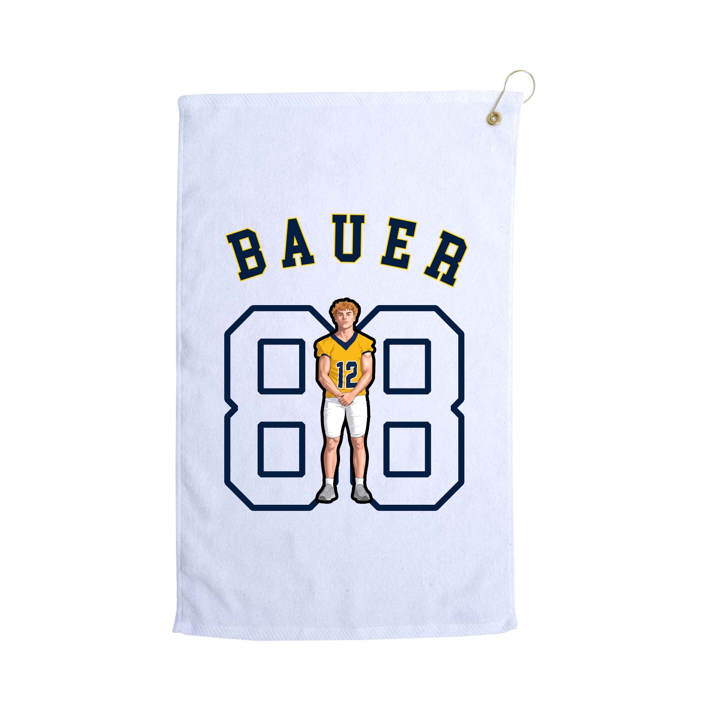 Golf Towel — Shirsey Arch in White