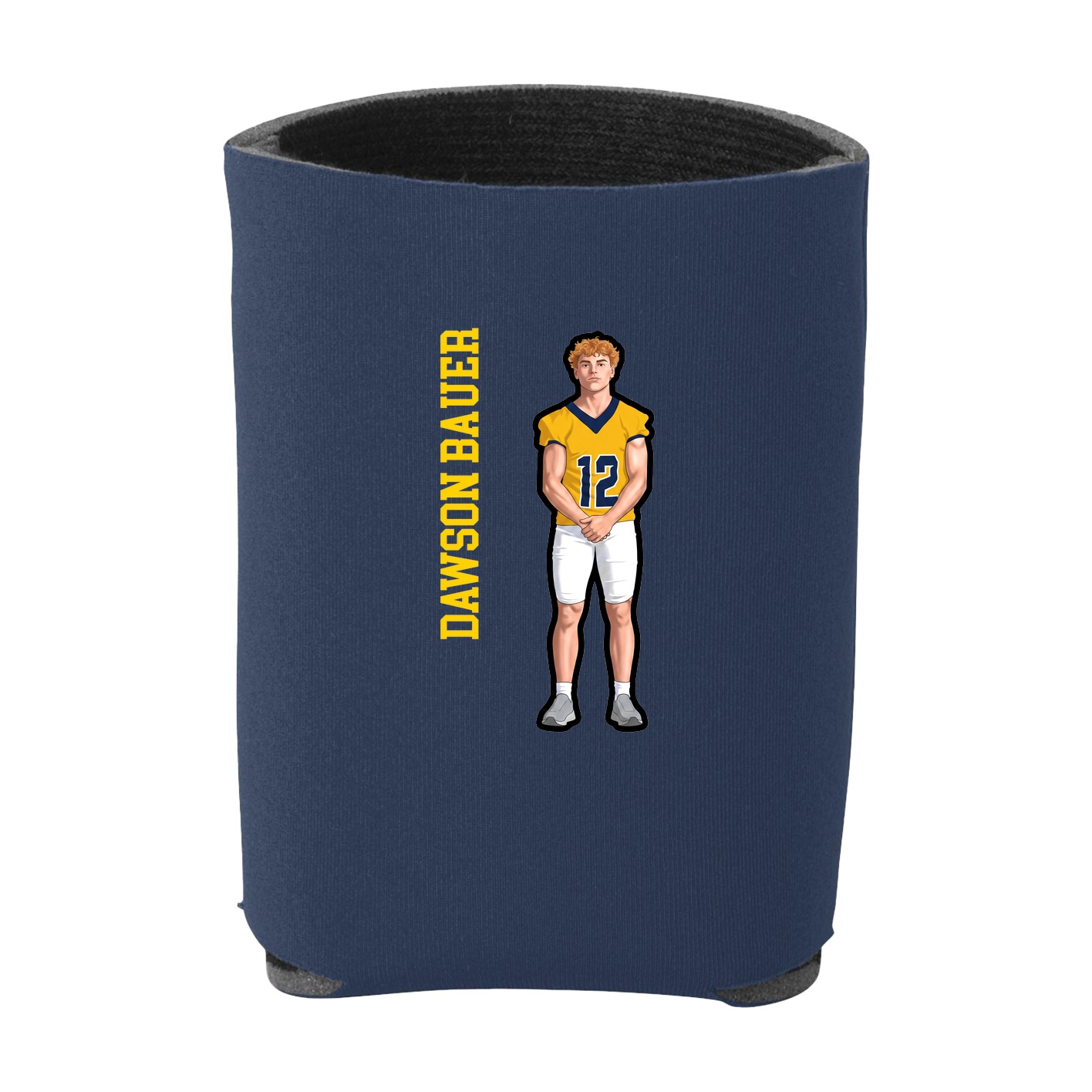 Can Holder — Name Vertical in Navy