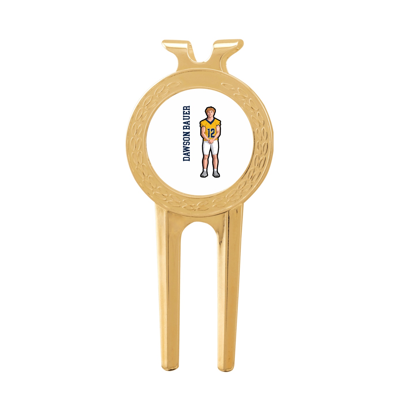 Divot Tool with Ball Marker — Name Vertical in Classic