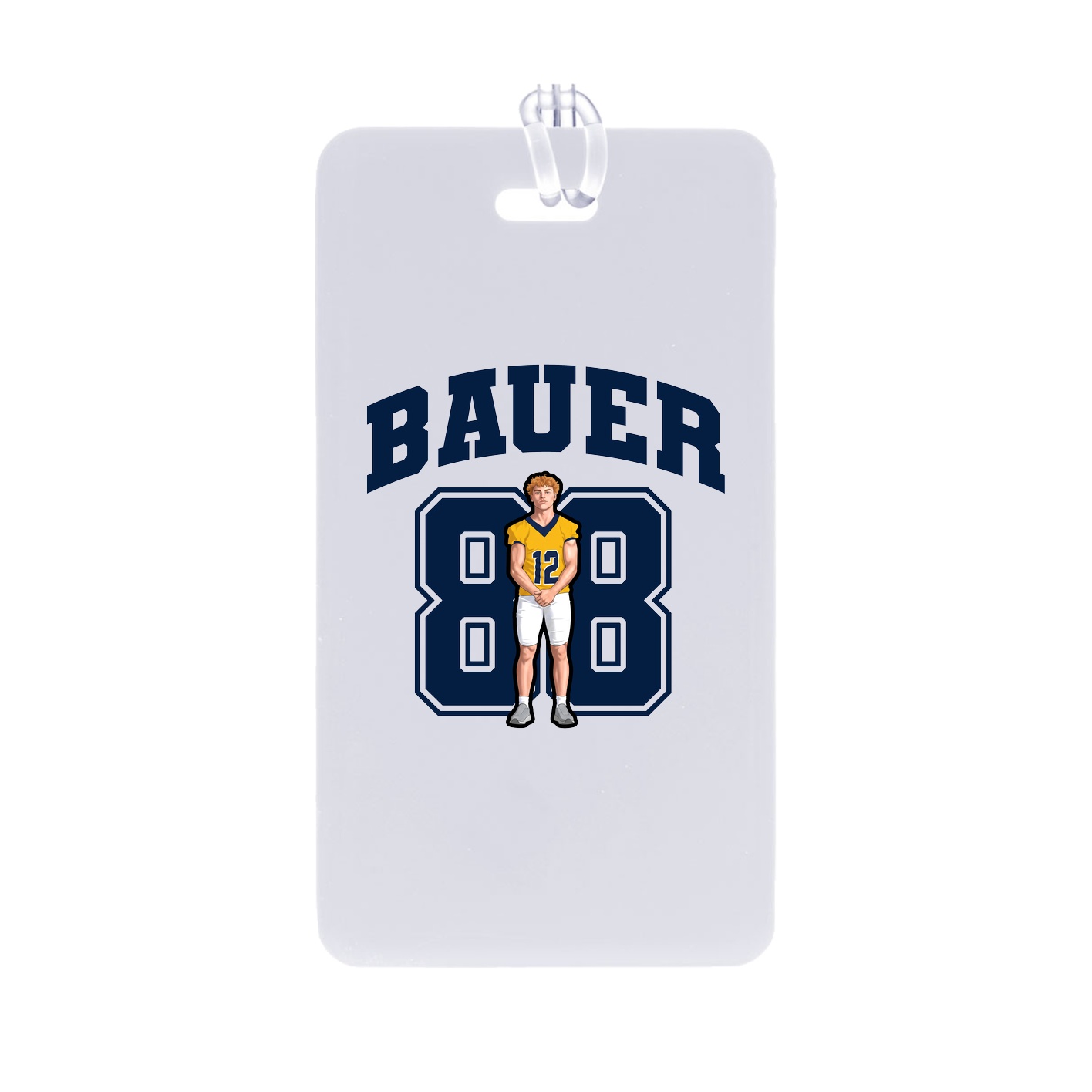 Bag Tag — Number in Classic