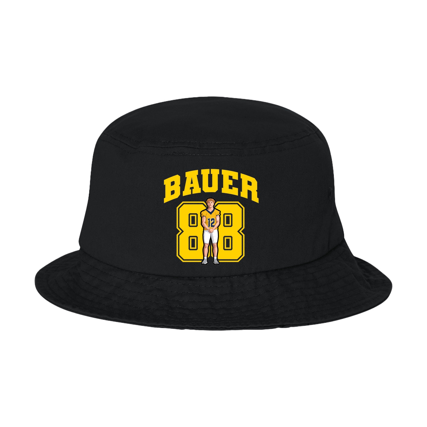 Bucket Cap — Number in Black