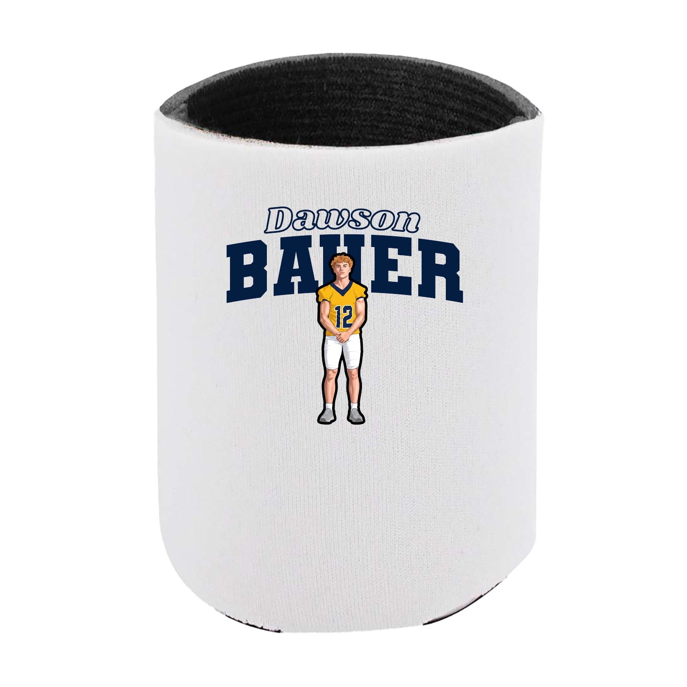 Can Holder — Name Arch in White