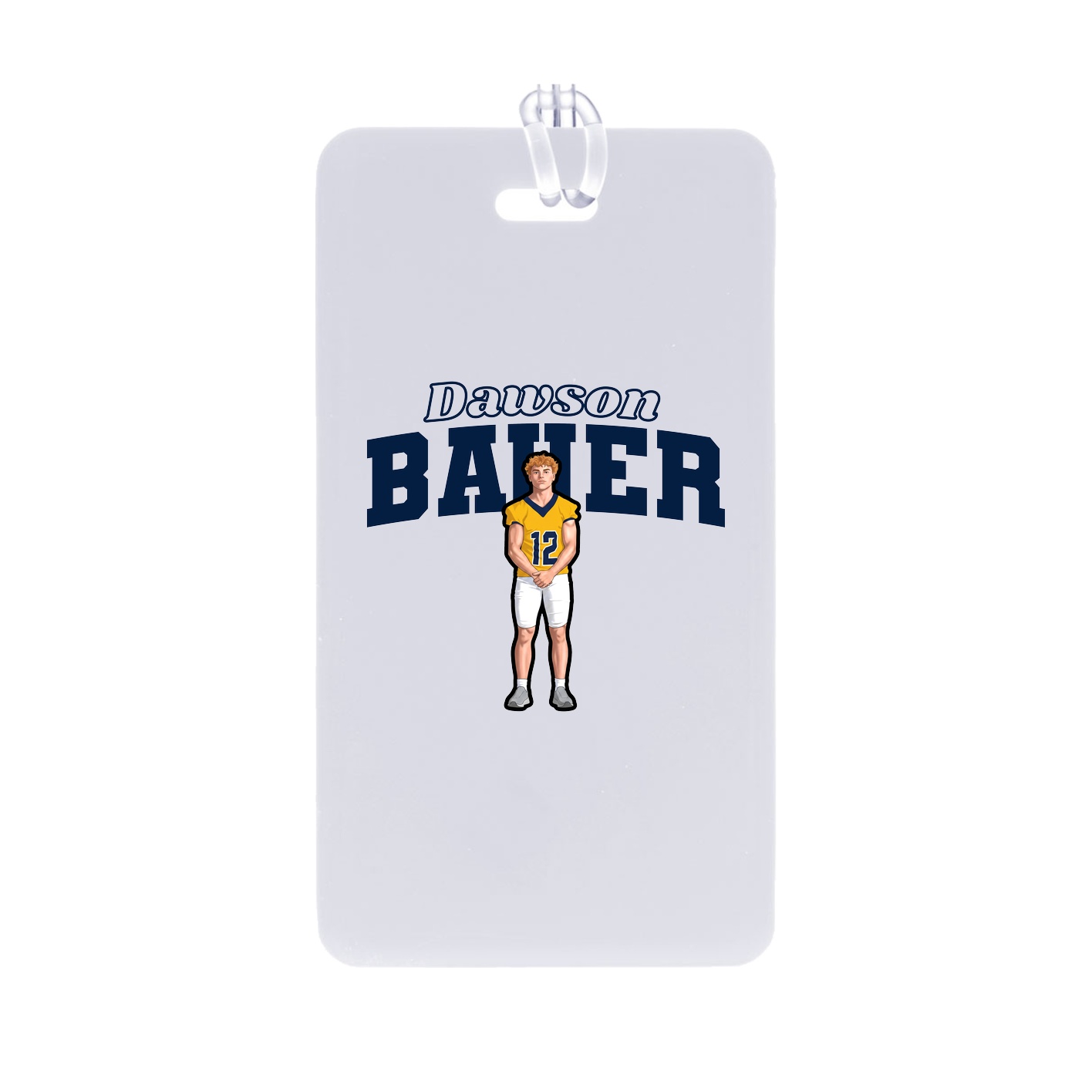 Bag Tag — Name Arch in Classic