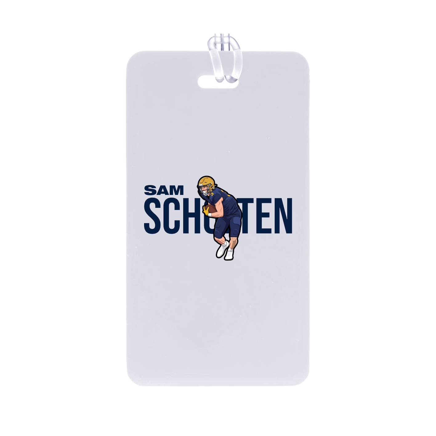 Bag Tag — Player Name in Classic